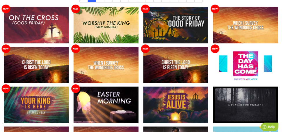Shift Worship screenshot - Mejor software de presentación para la adoración en 2026 (para Mac)
