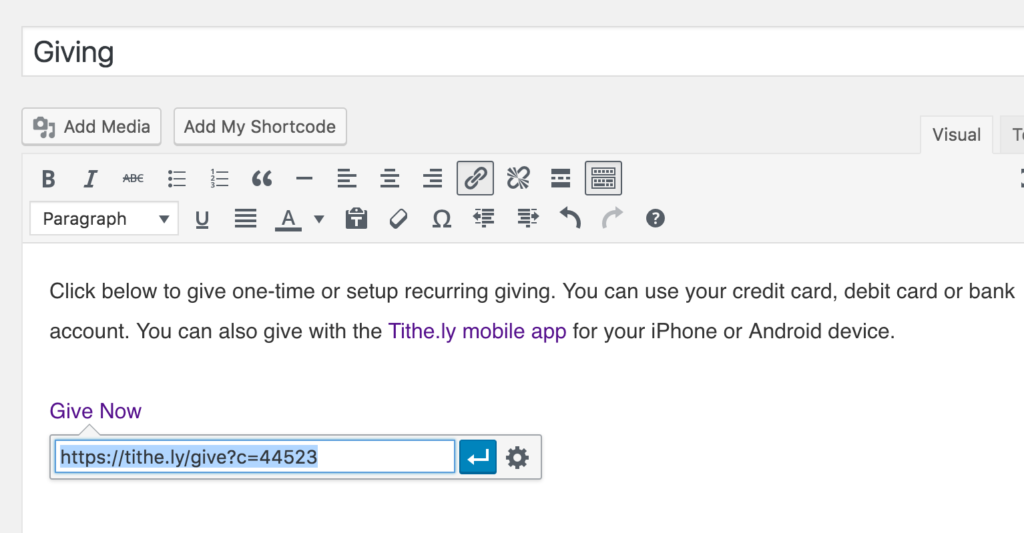 Tithe.ly screenshot - 10 Migliori Costruttori di Siti Web per Chiese Recensiti per 2026