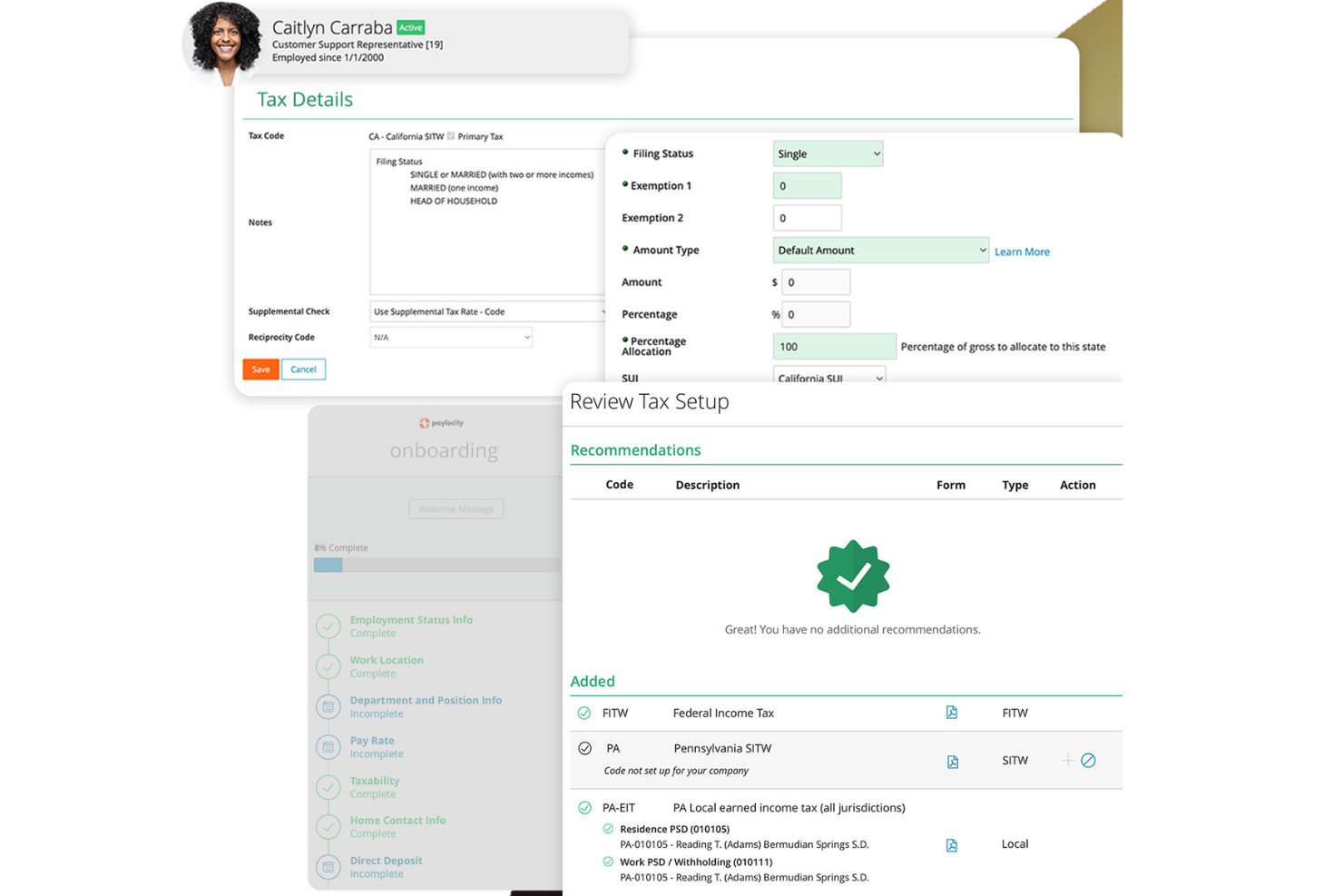 Paylocity screenshot - 10 Mejores Programas de Nómina para Iglesias Analizados para 2026