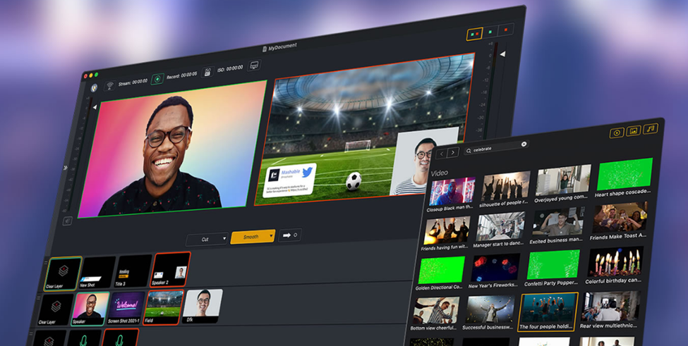 Wirecast screenshot - 10 Mejores Servicios de Transmisión para Iglesias para Sermones en 2026