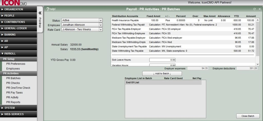 IconCMO screenshot - Il Miglior Software di Contabilità per Chiese per Gestire le Finanze nel 2026