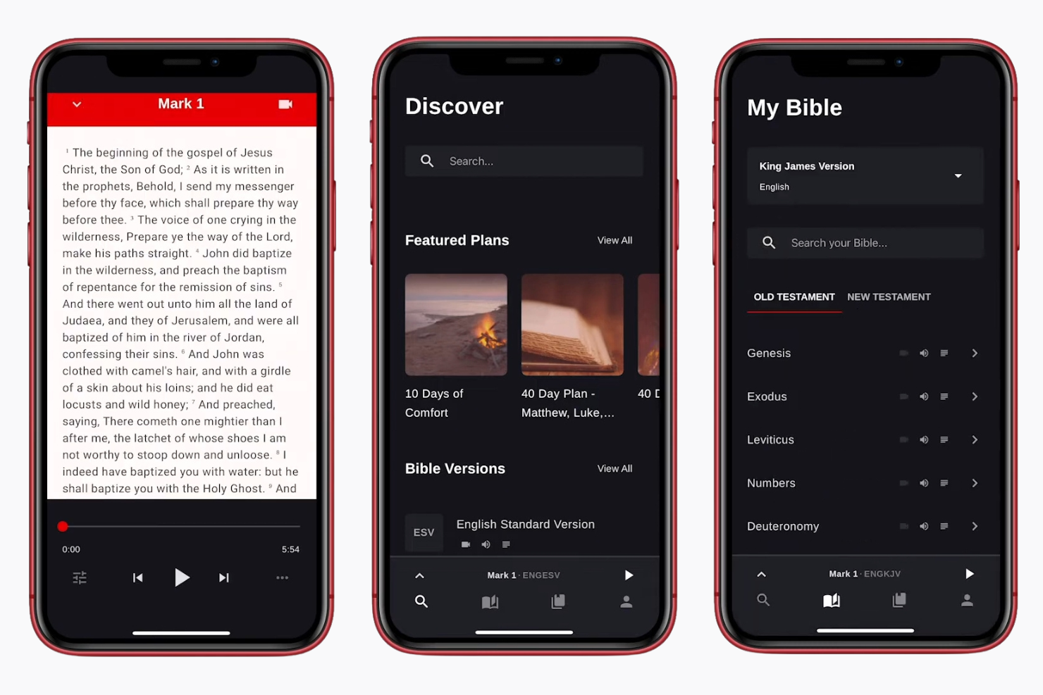 Bible.is screenshot - 10 Mejores aplicaciones bíblicas evaluadas en 2026