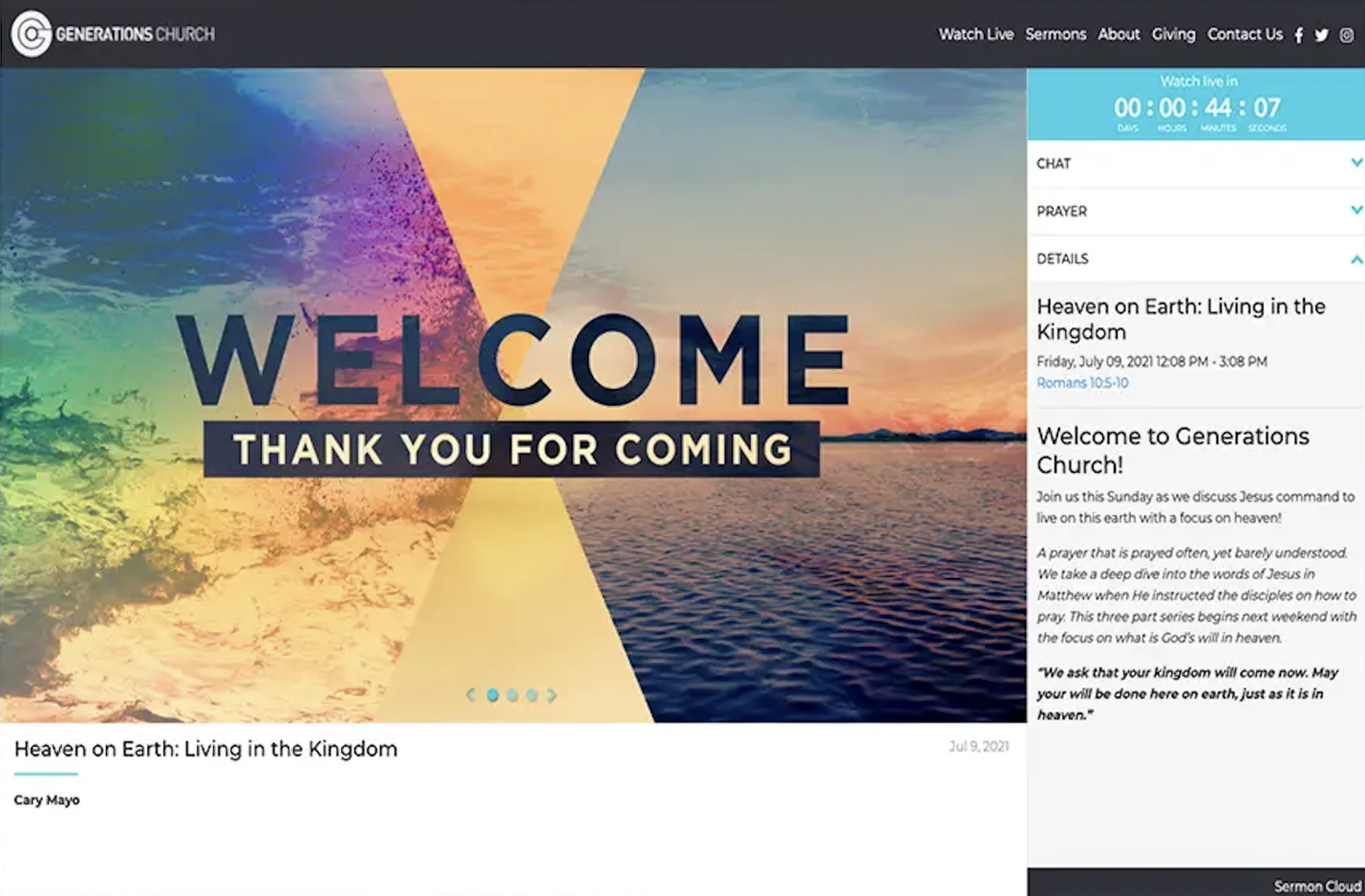 ShareFaith screenshot - 10 migliori alternative a Wix analizzate nel 2026