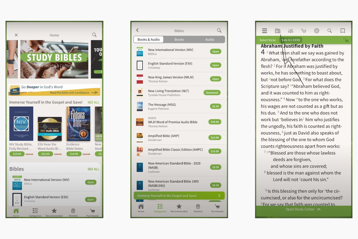Olive Tree screenshot - 10 Migliori App della Bibbia Recensite nel 2026