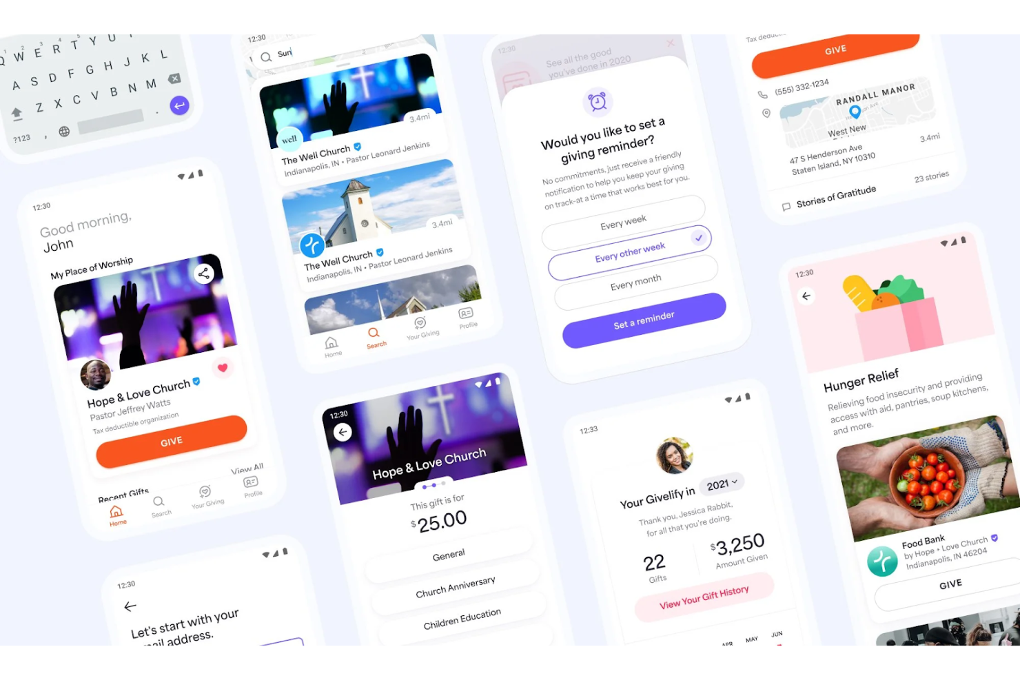 Givelify screenshot - 10 Piattaforme di Donazione per 2026