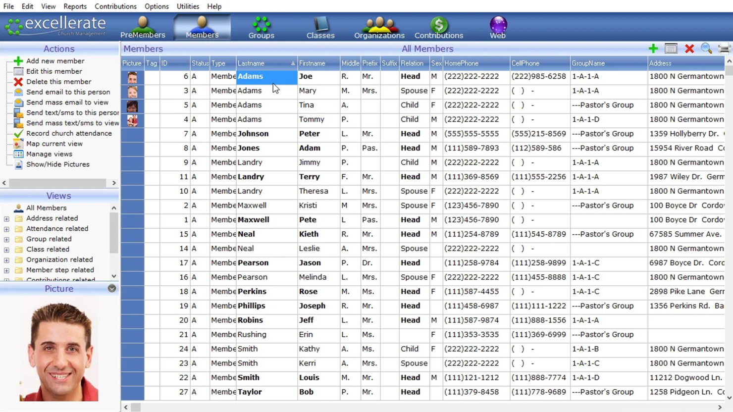 Excellerate screenshot - Reseña de Breeze ChMS: Pros, Contras, Características y Precios