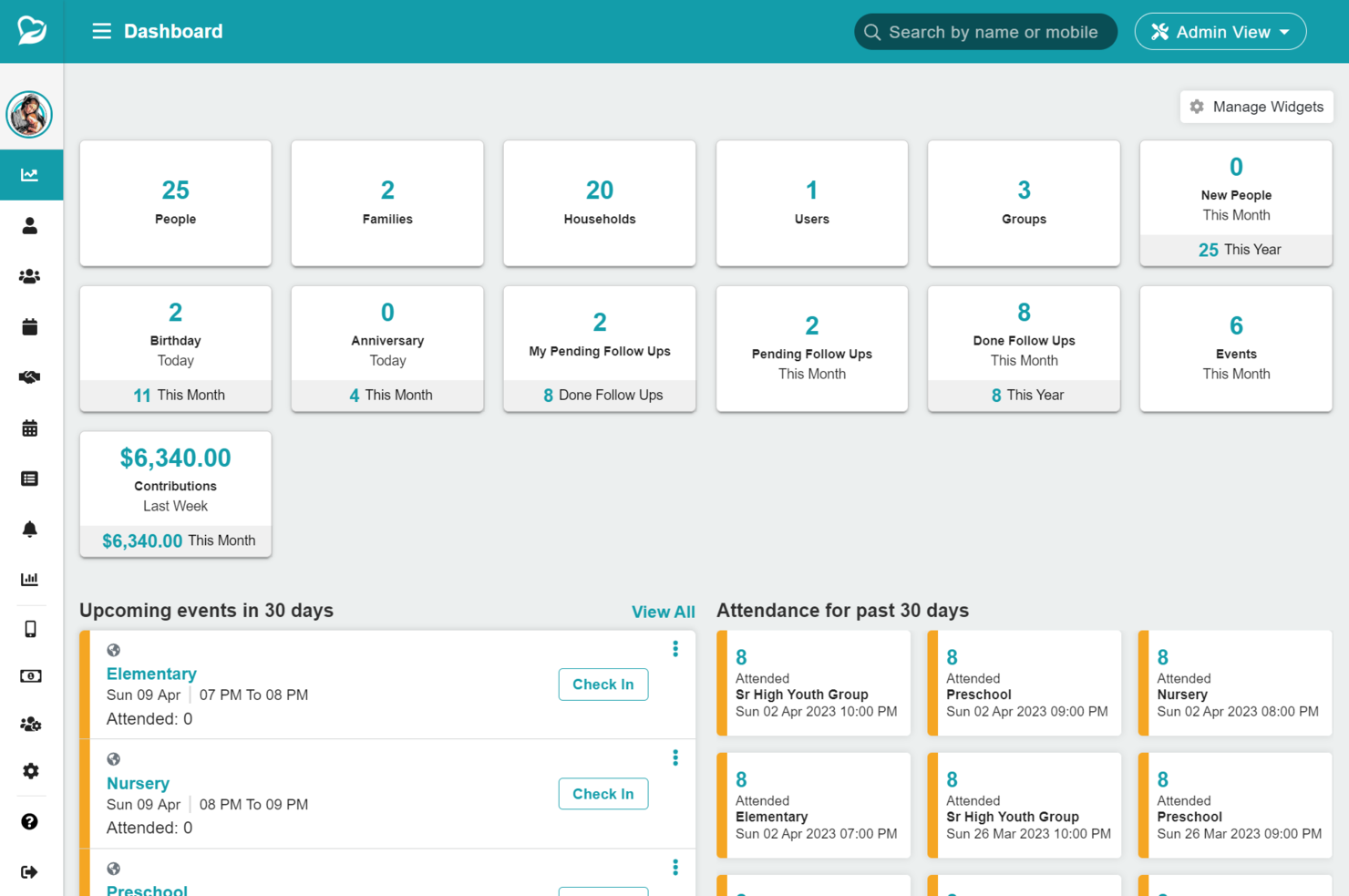 ChMeetings screenshot - 10 Mejores Aplicaciones Personalizadas para Iglesias Reseñadas en 2026