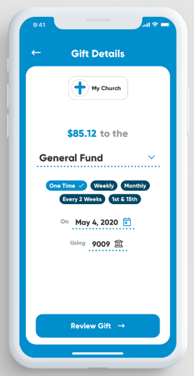 My Well Ministry screenshot - 10 Mejores Aplicaciones de Donaciones en Iglesias para Incrementar las Donaciones en 2026