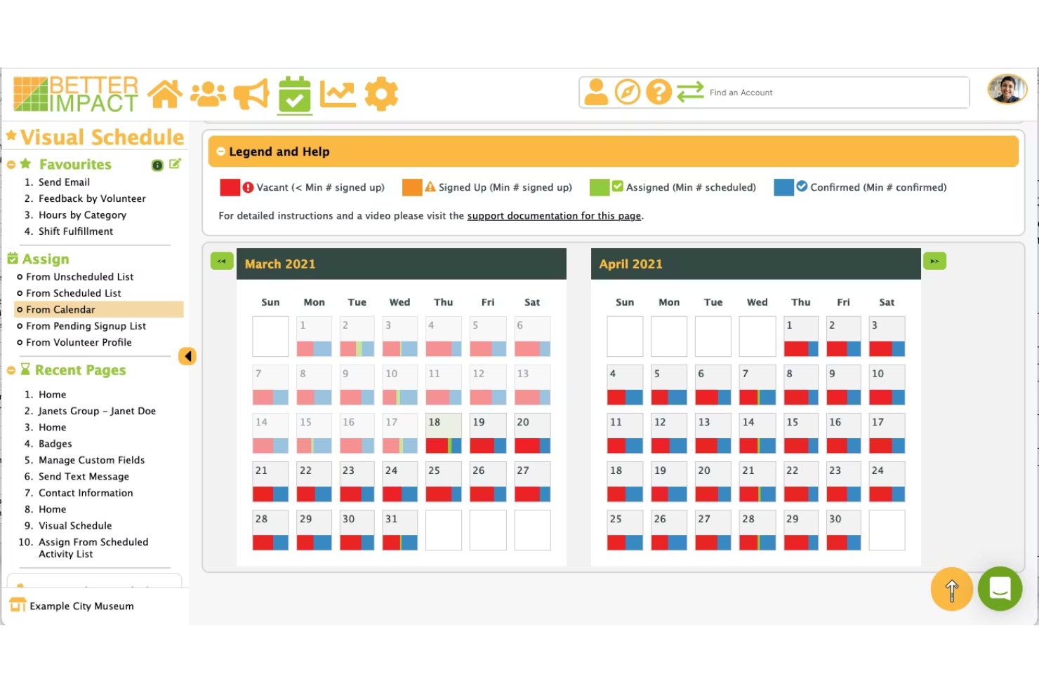 Better Impact screenshot - Le 10 Migliori Soluzioni di Gestione Volontari con AI nel 2026
