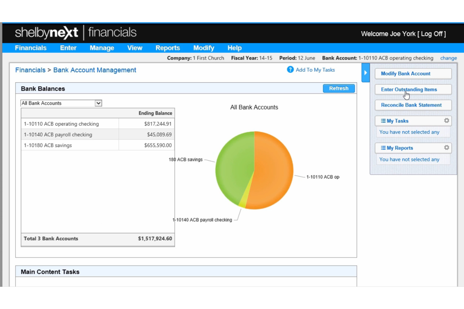 ShelbyNext screenshot - 9 migliori strumenti di gestione finanziaria per chiese con IA nel 2026