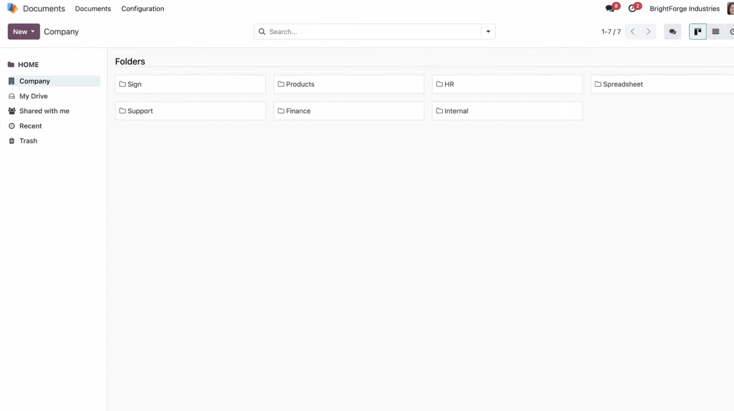 Odoo screenshot - 10 Mejores Programas de Gestión de Iglesias de Código Abierto de 2026