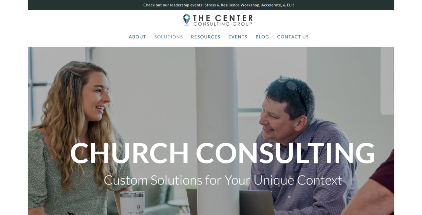 The Center Consulting Group screenshot - 10 Migliori Società di Consulenza per Non Profit Recensite nel 2026
