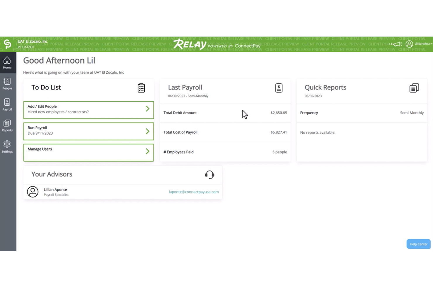 ConnectPay screenshot - 10 Mejores Servicios de Nómina para Iglesias Revisados en 2026