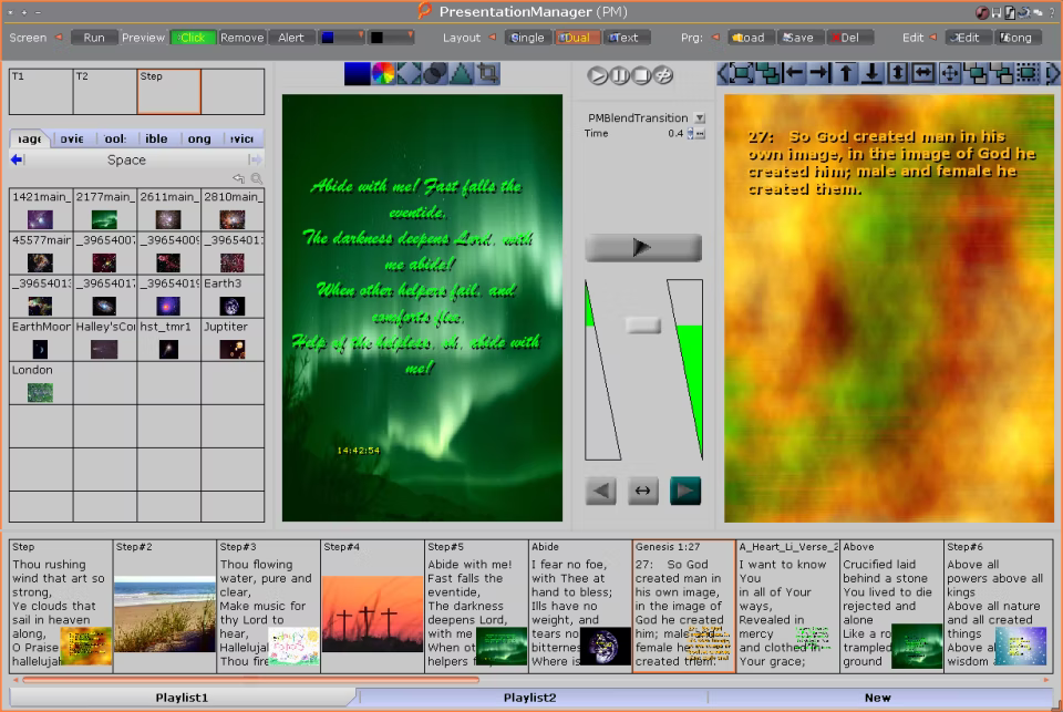 Presentation Manager screenshot - 10 Migliori Software per Presentazioni di Culto per Chiese 2026