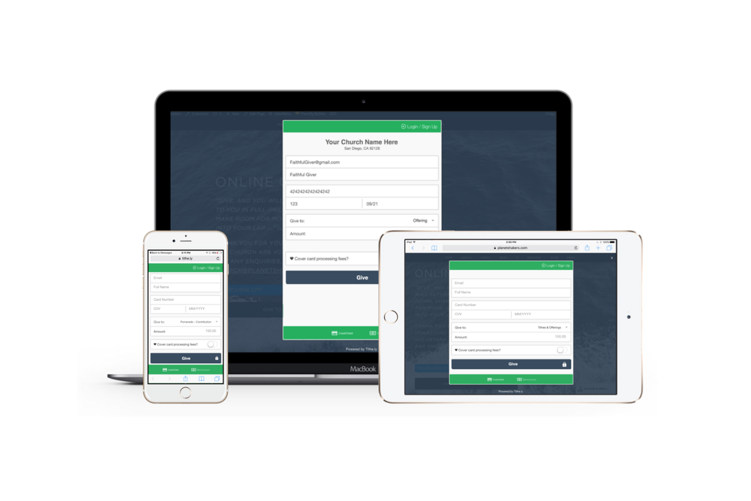 Tithe.ly screenshot - 10 migliori CRM per Chiesa recensiti nel 2026