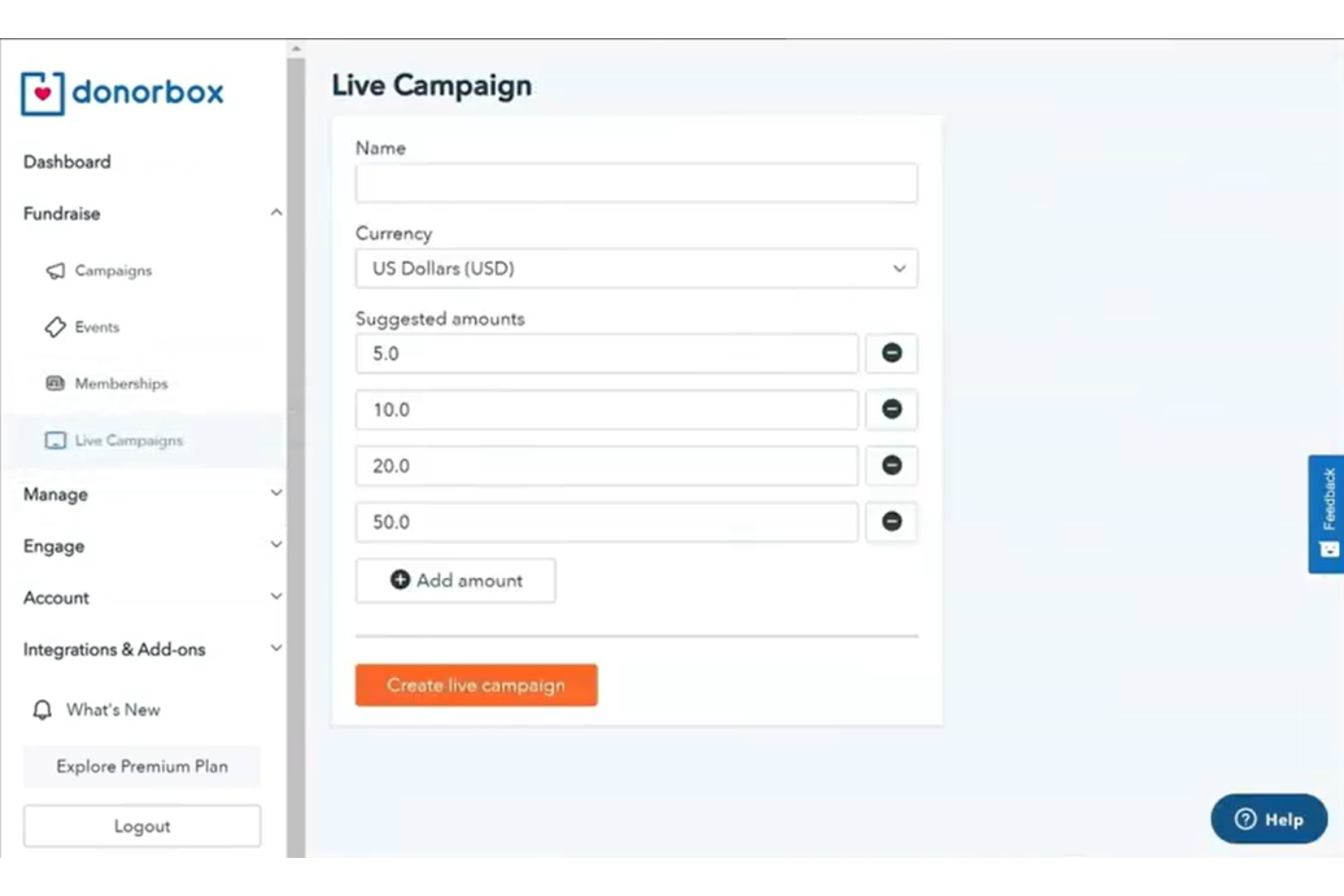 Donorbox screenshot - 10 beste online donatieplatforms voor non-profitorganisaties in 2026