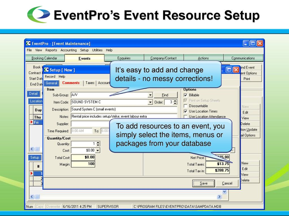 EventPro screenshot - 10 beste software voor kerkelijk evenementenbeheer, beoordeeld voor 2026