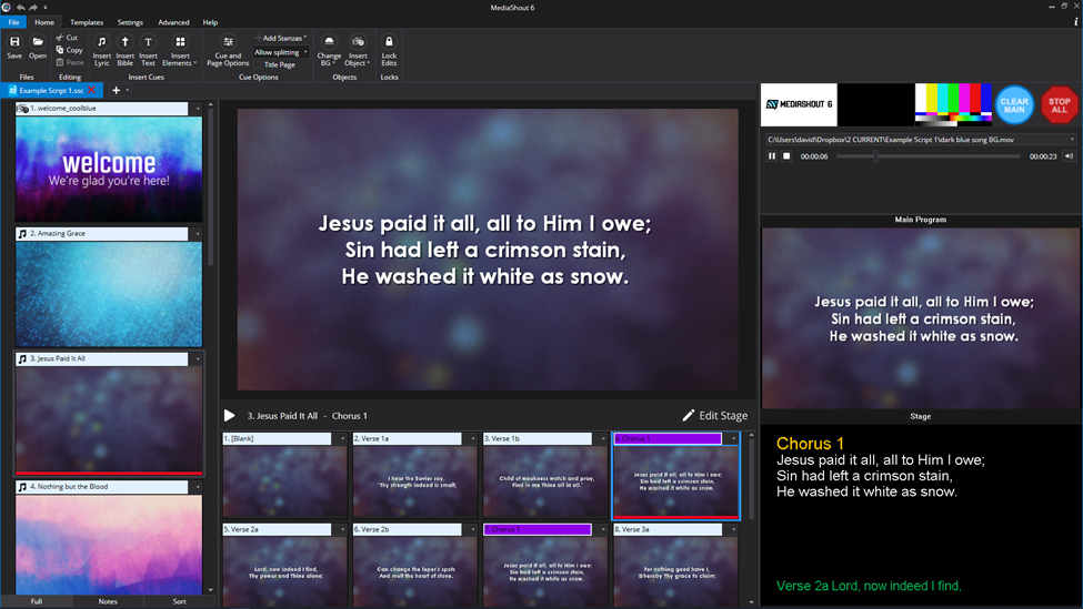 MediaShout screenshot - 12 Best Worship Presentation Software For Mac In 2024