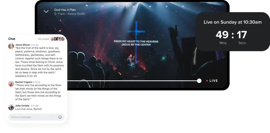 Subsplash screenshot - 16 Best Church Streaming Services For Online Sermons In 2024