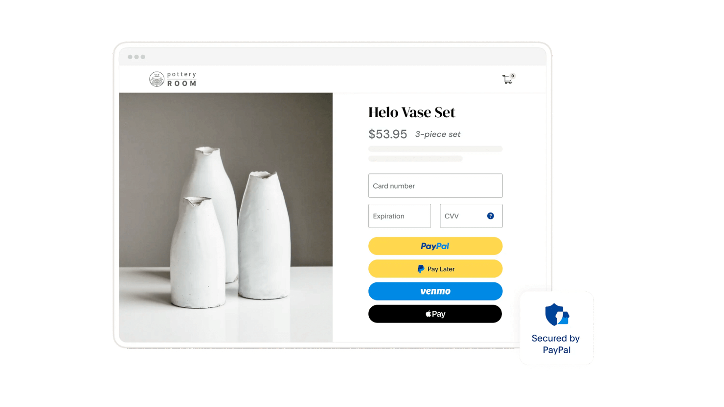PayPal integrates with all major e-commerce platforms, making it easy to connect your merchant account to your online store.