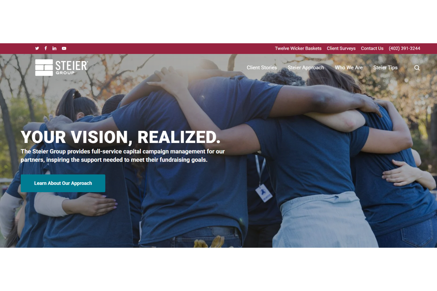 Steier Group screenshot - 18 Best Church Fundraising Companies Reviewed in 2026