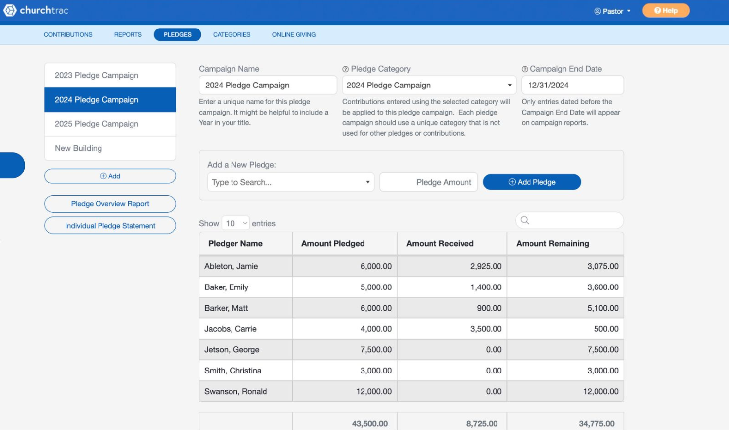 ChurchTrac screenshot - 17 Best Blackbaud Alternatives Reviewed in 2026