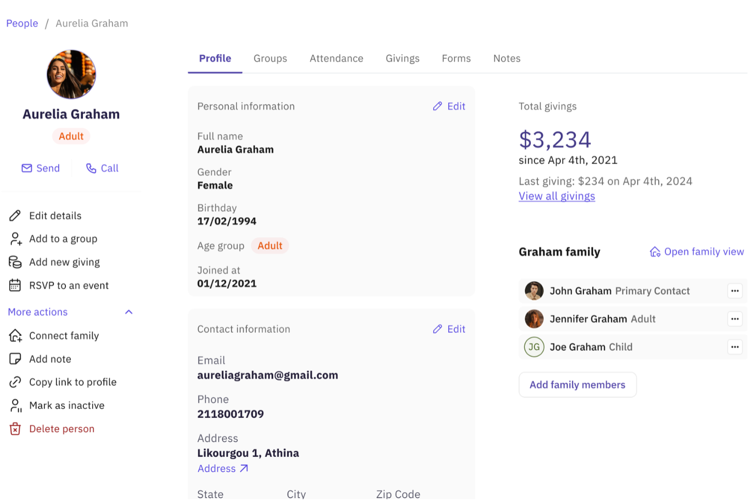 Gracely screenshot - 16 Best Tithe.ly Alternatives Reviewed in 2026