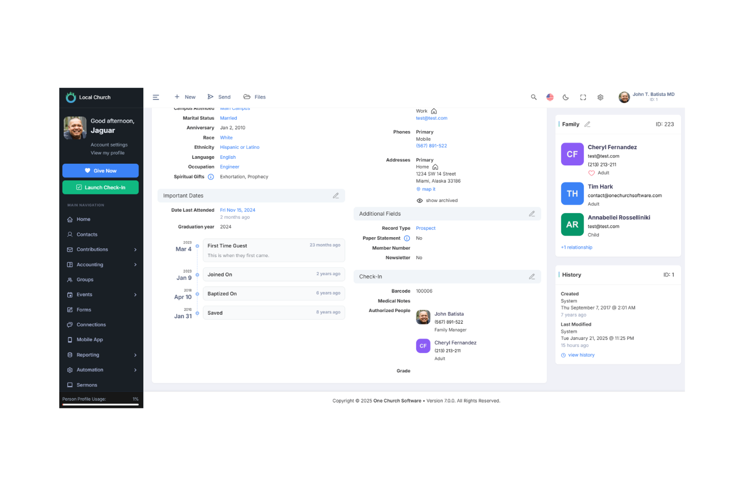 One Church Software screenshot - 10 Best Subsplash Alternatives Reviewed in 2026