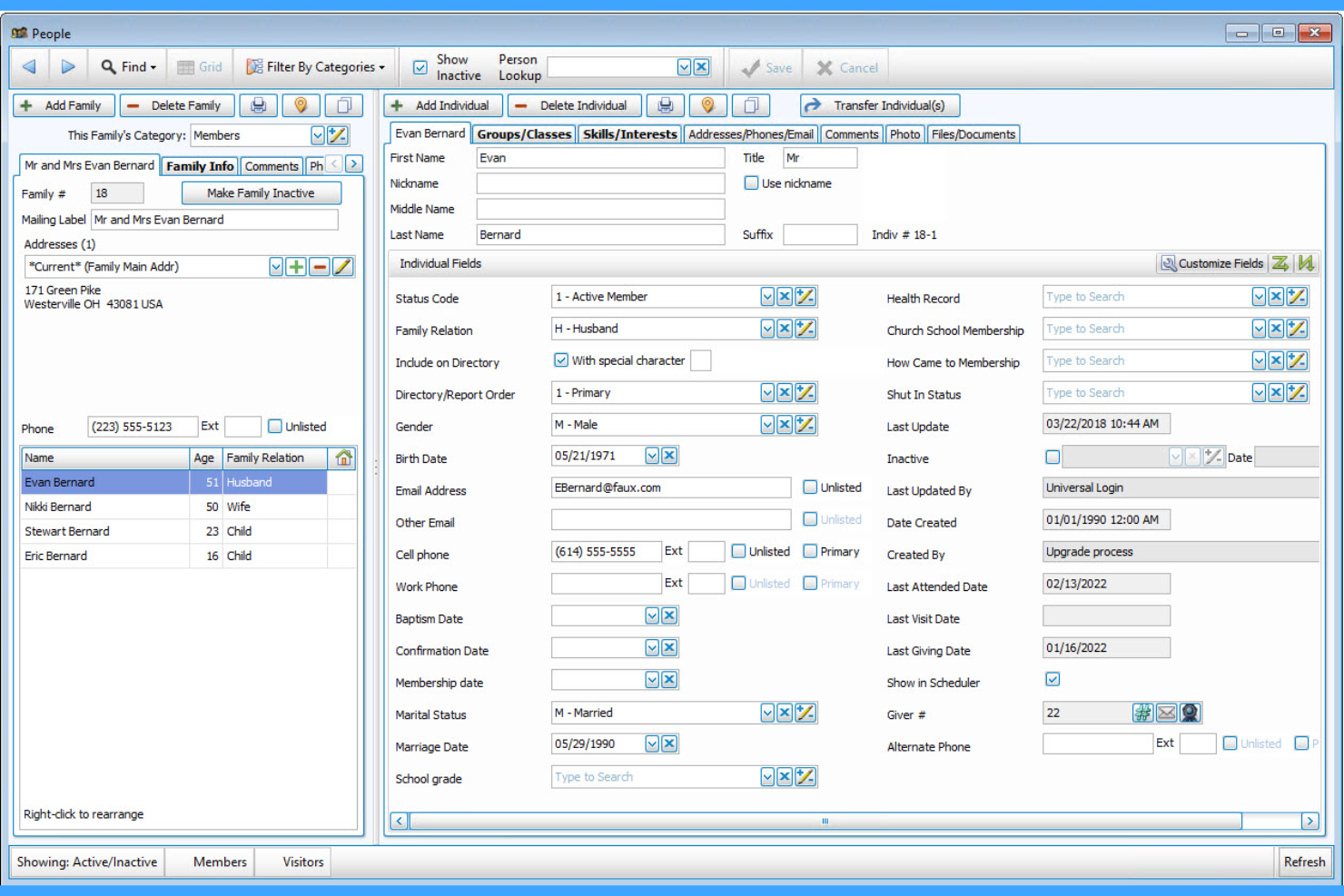 Church Windows screenshot - 17 Best Free Church Giving Software Reviewed in 2026
