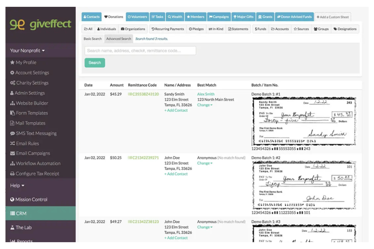 Giveffect screenshot - 13 Best Nonprofit Auction Software Reviewed in 2026