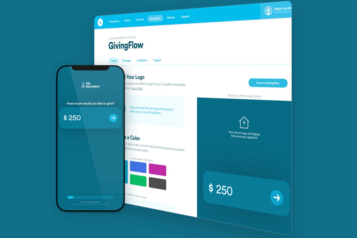 RebelGive screenshot - 14 Best Online Giving Platforms for Churches for 2026