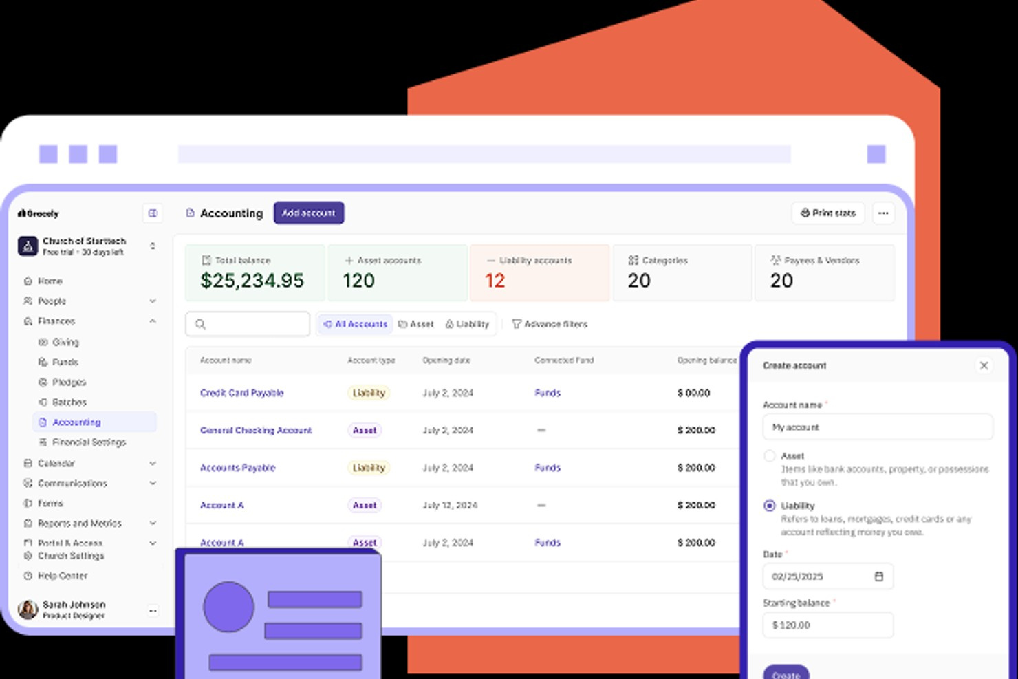 Gracely screenshot - 13 Church Expense Management Software for 2026