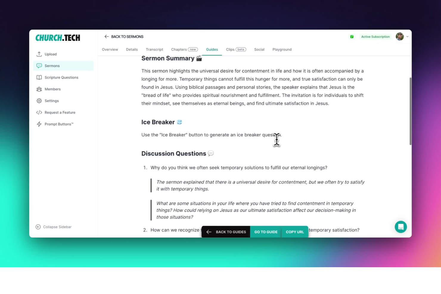 Church.tech screenshot - 20 Best AI Church Communication Software in 2026