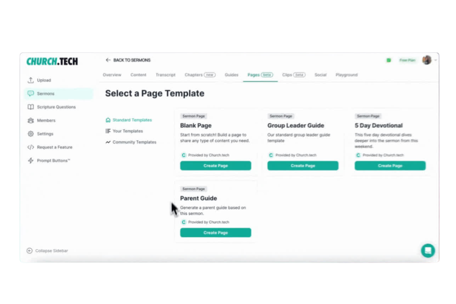 Church.tech screenshot - 20 Best AI Tools for Church Management in 2026