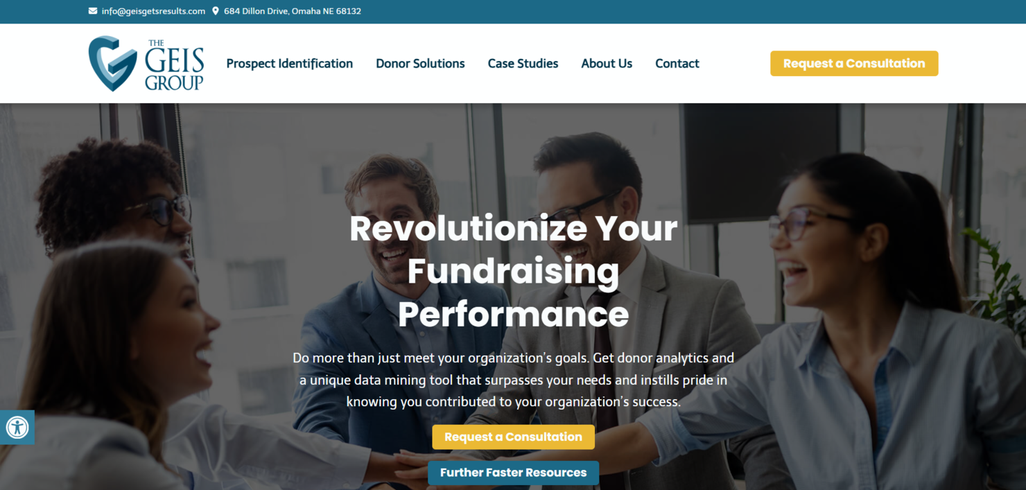 The Geis Group screenshot - 15 Best Professional Fundraising Companies in 2026