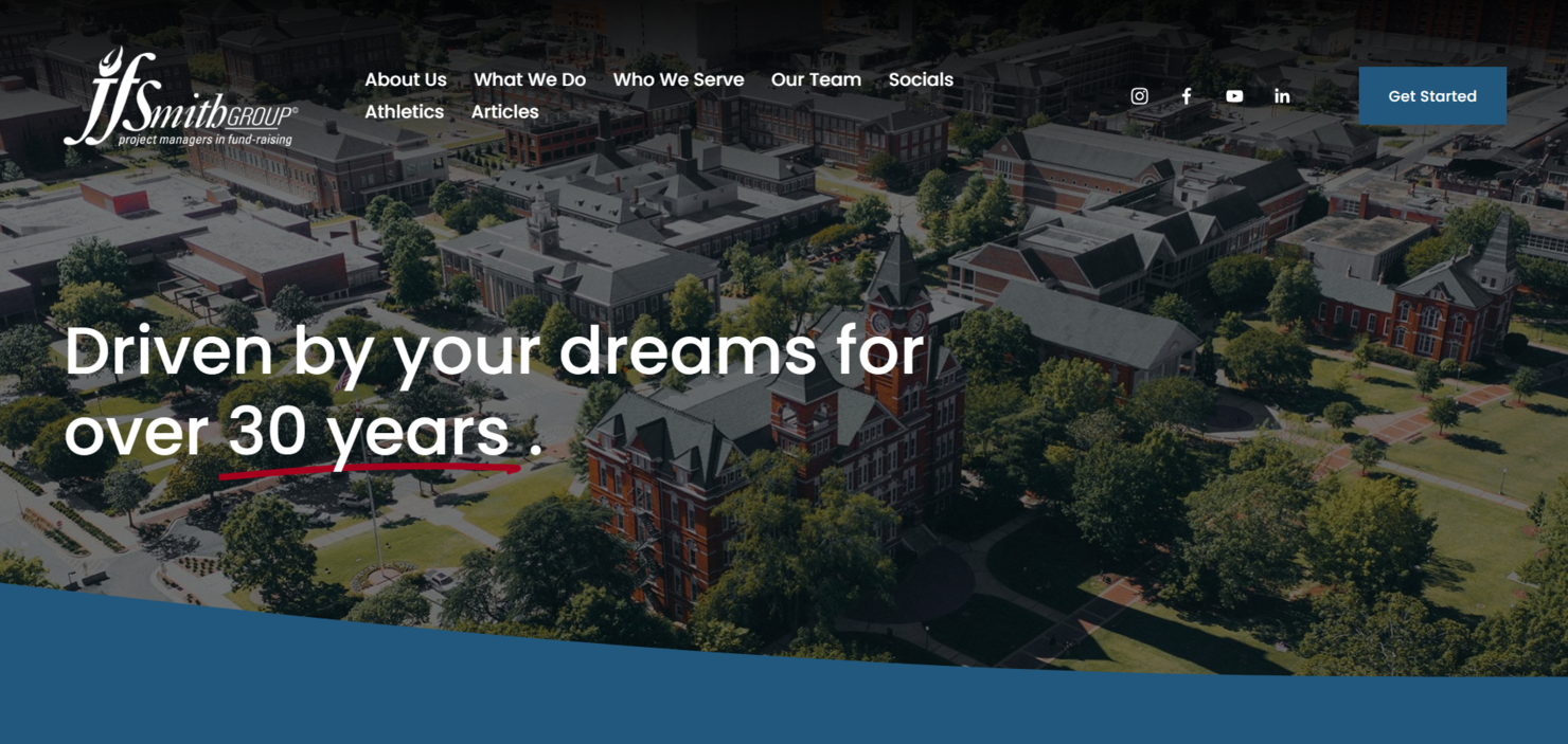 J.F. Smith Group screenshot - 15 Best Professional Fundraising Companies in 2026