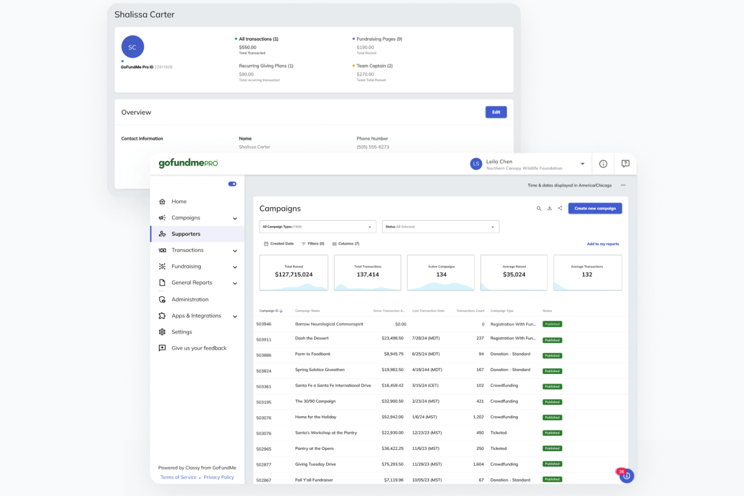 GoFundMe screenshot - 14 Online Fundraising Platforms for 2026