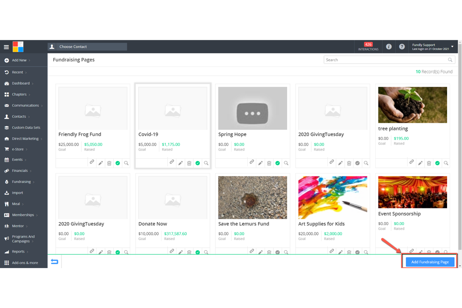 Fundly screenshot - 14 Online Fundraising Platforms for 2026