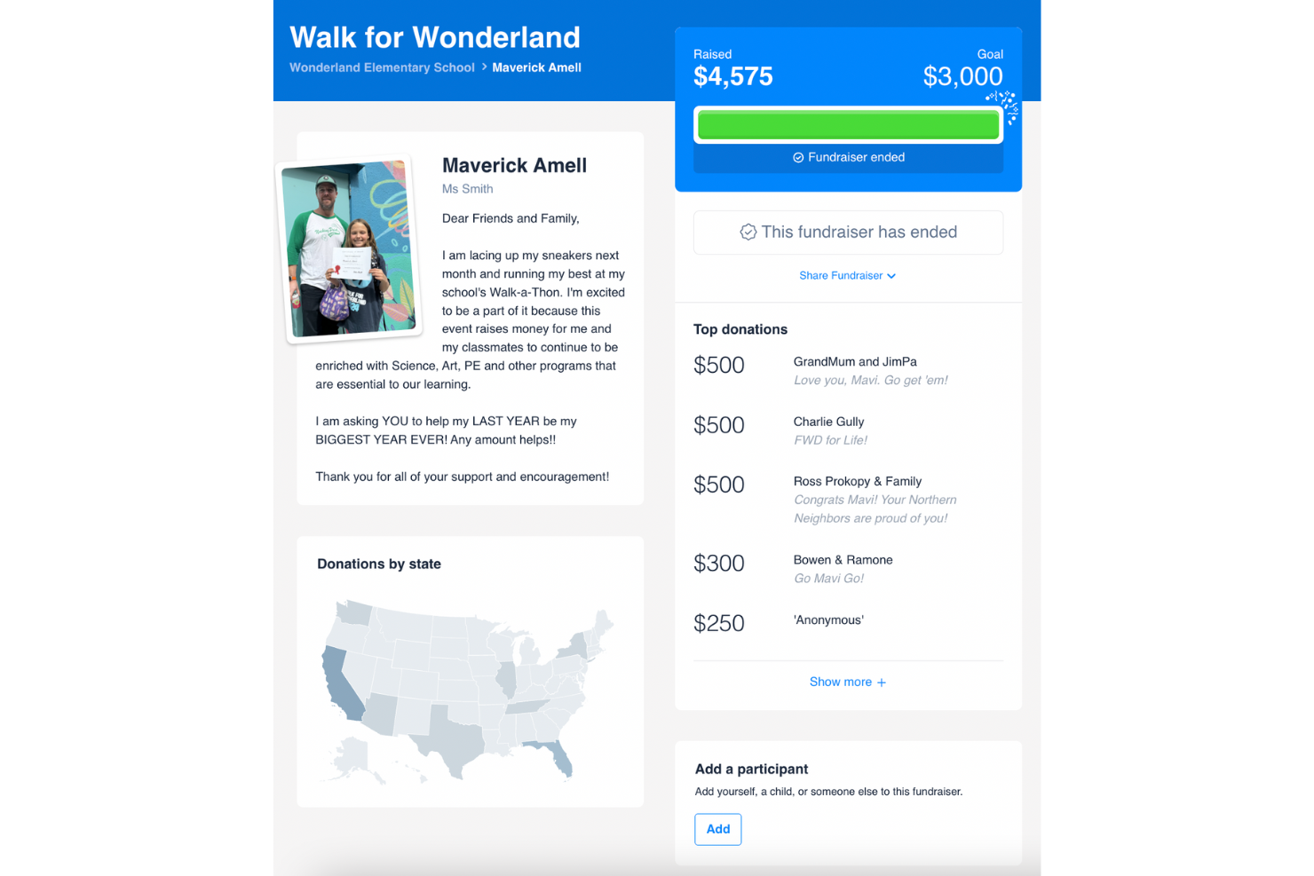 99Pledges screenshot - 14 Online Fundraising Platforms for 2026