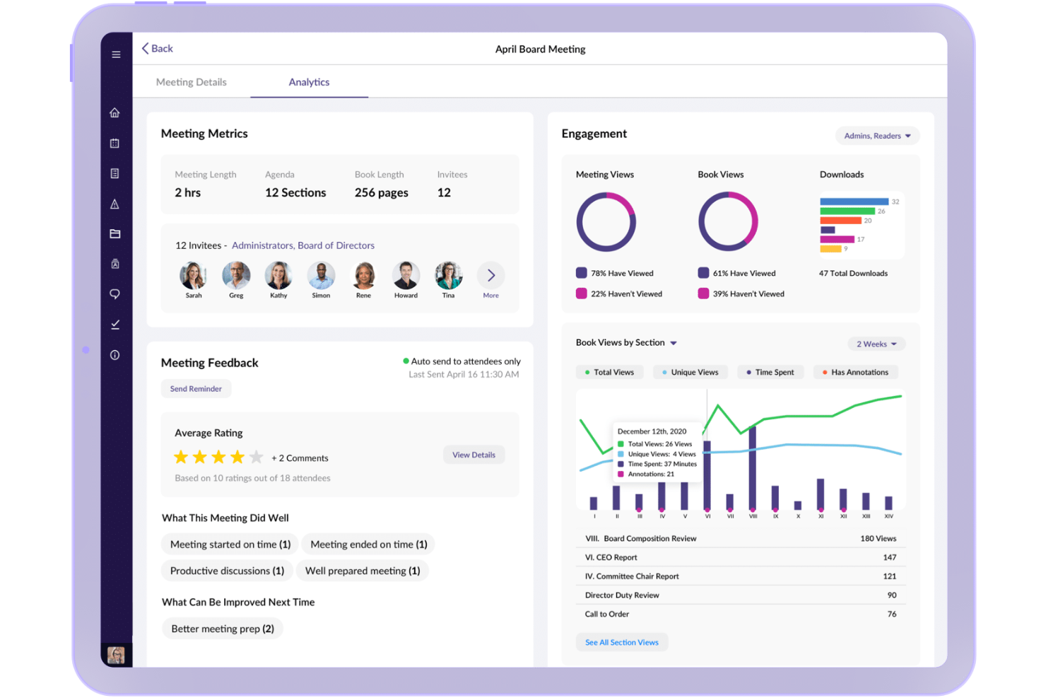 OnBoard screenshot - 13 Best Board Management Software for Nonprofits for 2026
