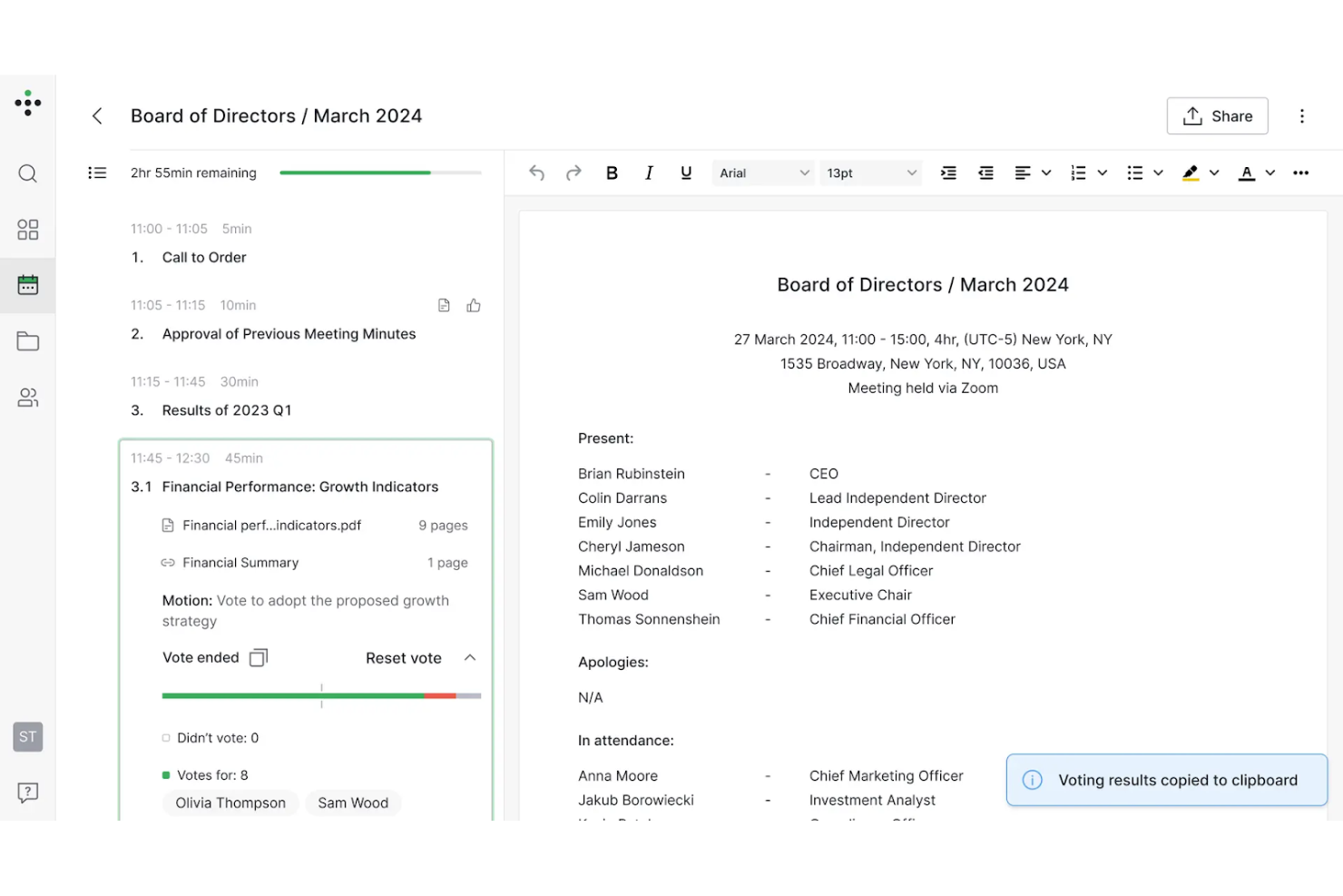 Ideals Board screenshot - 13 Best Board Management Software for Nonprofits for 2026