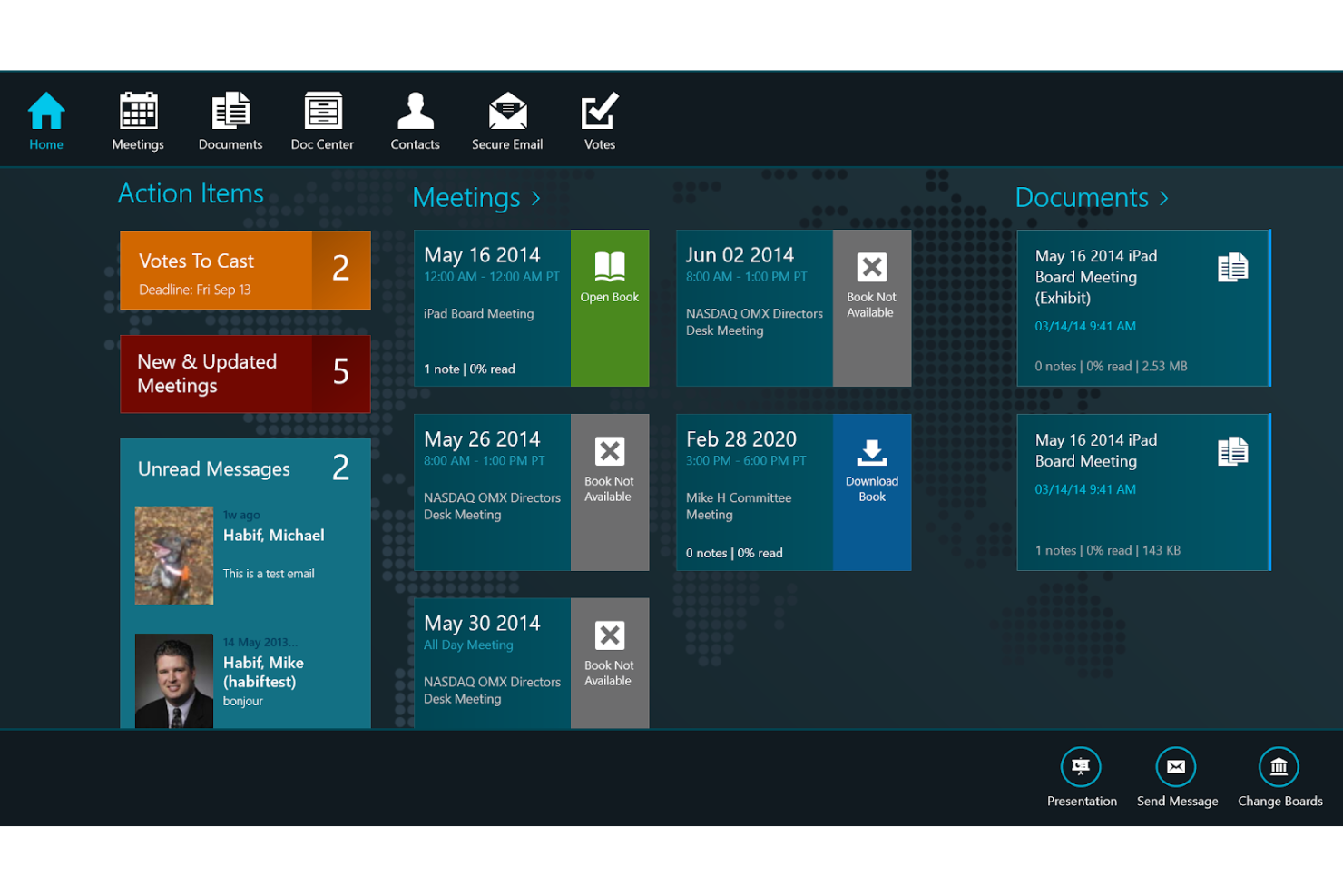 Nasdaq Directors Desk screenshot - 13 Best Board Management Software for Nonprofits for 2026