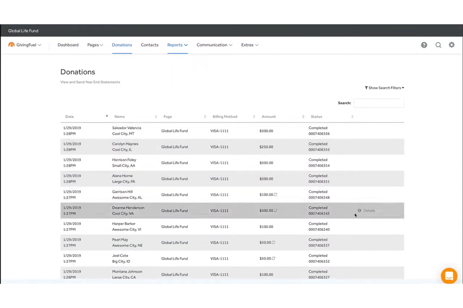 GivingFuel screenshot - 10 Best Online Donation Platforms for Nonprofits in 2026