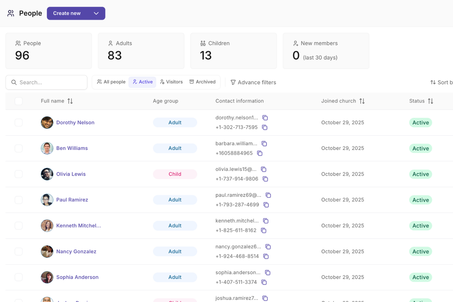 Gracely screenshot - 2026’s Top Church Management Software Tools (Compared and Ranked)