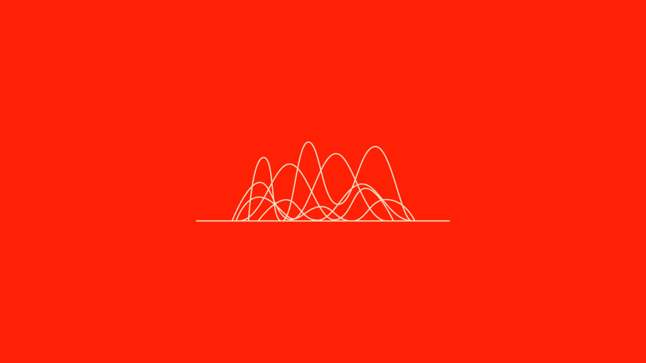 wavy lines on a red background for how to develop a church communication plan