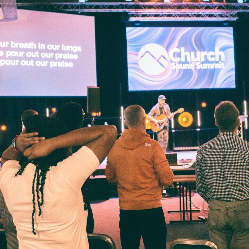 Church Sound & Media Summit praise and worship song session