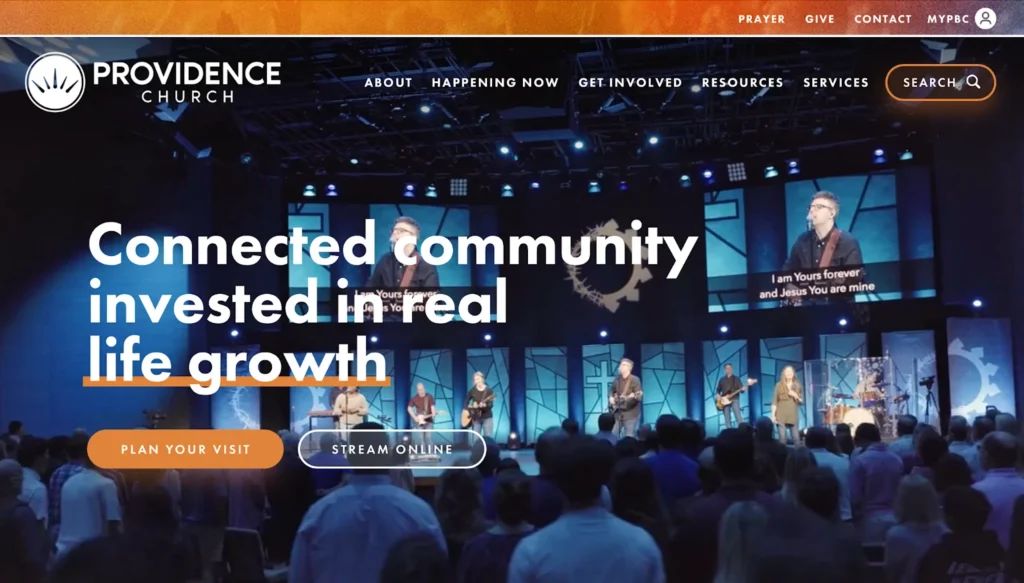 Providence Church homepage