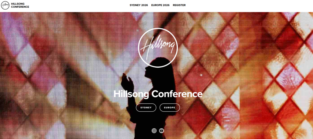 Hillsong Conference Website