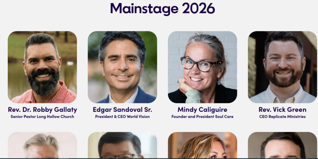 Mainstage speakers lineup for Church Conference 2026