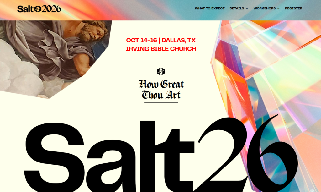 The Salt 2026 website page
